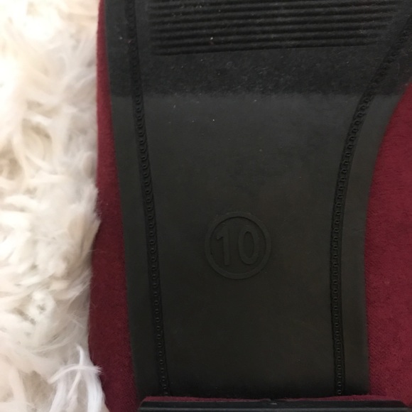🚌 A New Day | Maroon Sling Back Mule Flats 10 - Picture 6 of 6